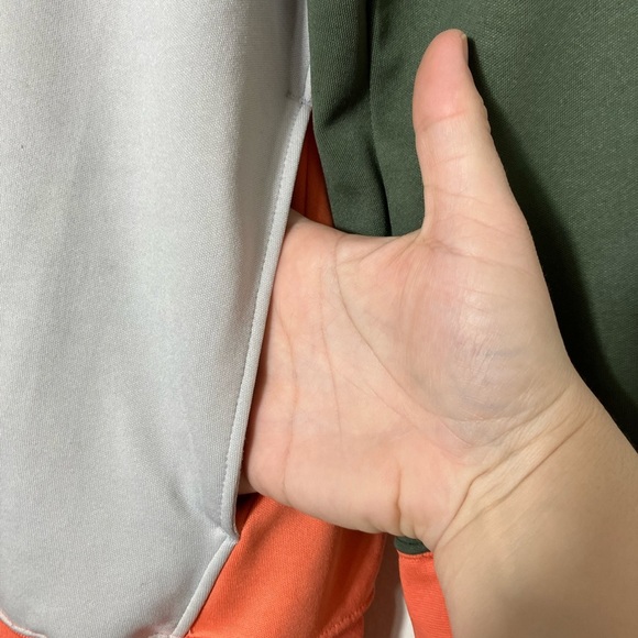 Marmot Pullover Sweater Sz M Cowl Neck Outdoors Hiking Pockets‎ With Colorblock - Picture 3 of 9